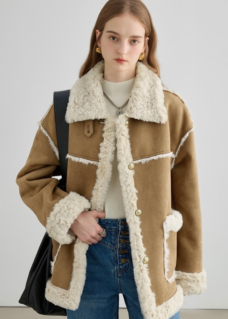 SOIR FLORA フェイクファーダッフルジャケット フェイクファーダッフルジャケット – SOIR FLORA(ソアフローラ)